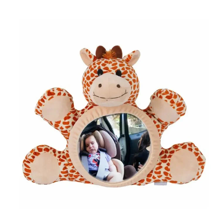 PlushGuard Baby Car Mirror