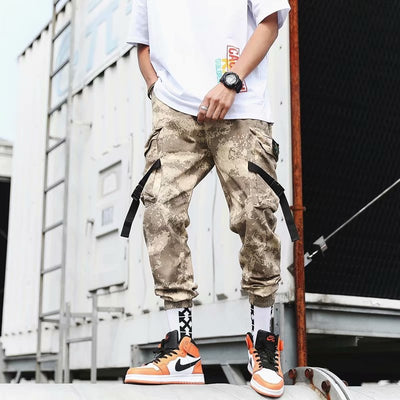Camouflage Harem Cargo Pants