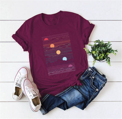 Women’s Printed Oversized Tee