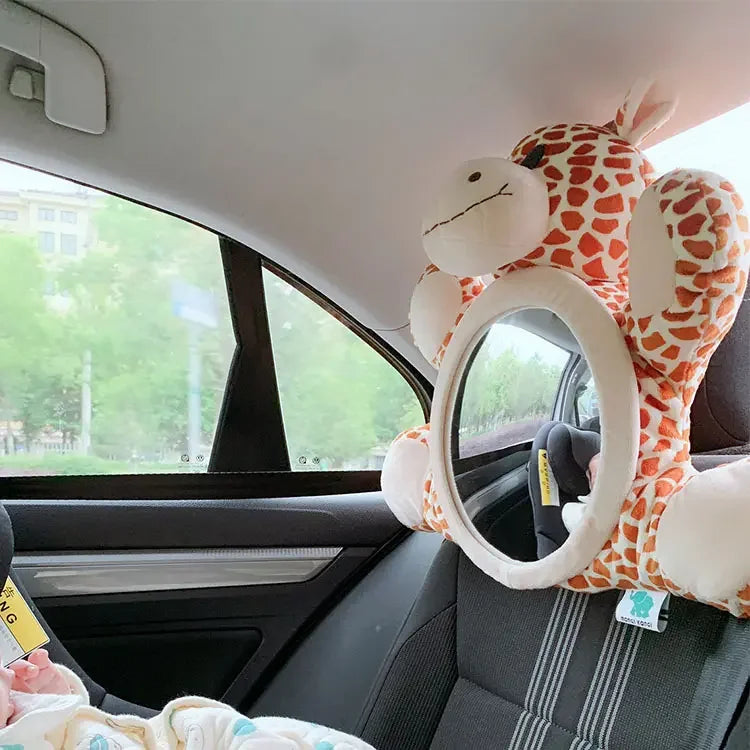 PlushGuard Baby Car Mirror
