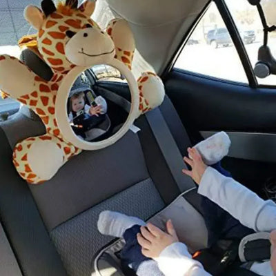 PlushGuard Baby Car Mirror