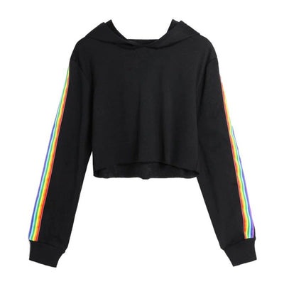 Women’s Rainbow Stripe Sweatshirt