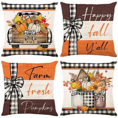 Harvest Truck Pillow Covers