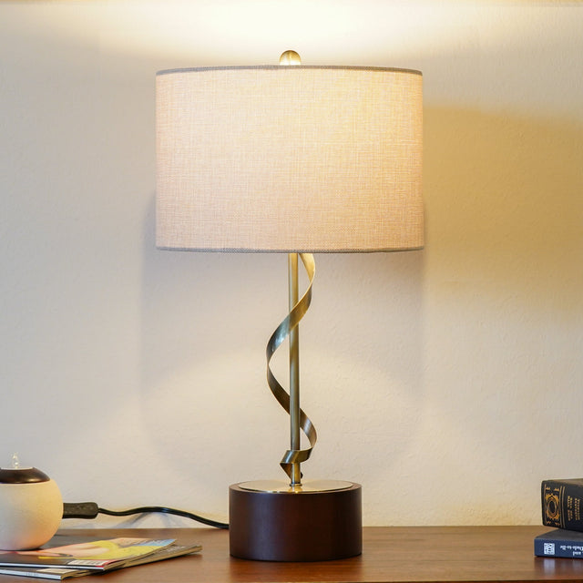 Twisted Metal Table Lamp