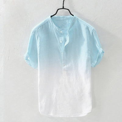 Gradient Cotton-Linen Shirt
