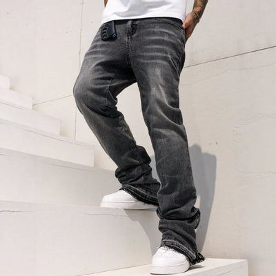 Men’s Retro Straight-Leg Jeans
