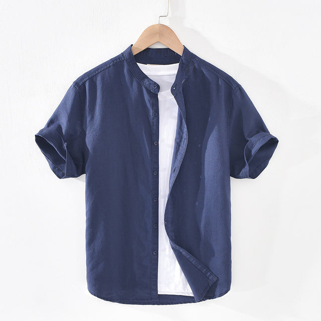 Relaxed Cotton-Linen Shirt Collection