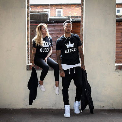 King & Queen Couple Tee