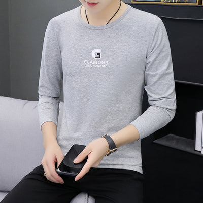 Men’s Cotton Long-Sleeve Tee