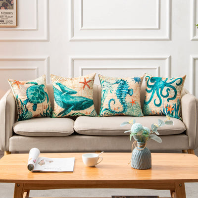 Sea Turtle Pillow Covers
