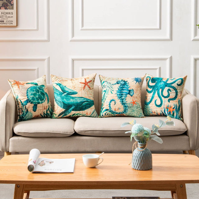 Sea Turtle Pillow Covers