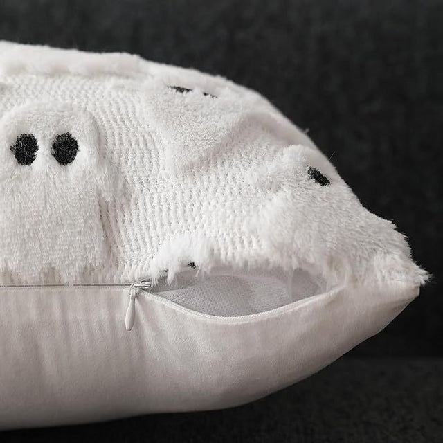 Ghost Plush Pillow Cover