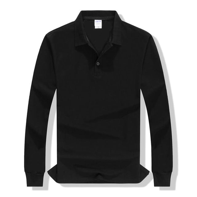 Unisex Long-Sleeve Business Polo
