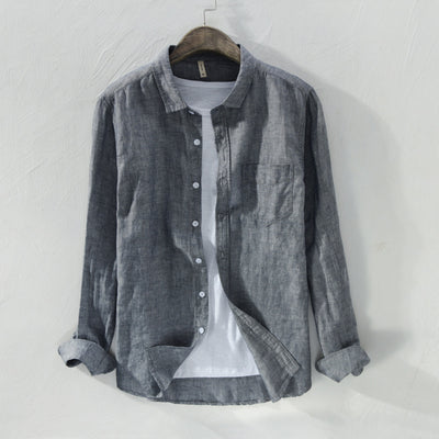 Men’s Business Linen Shirt