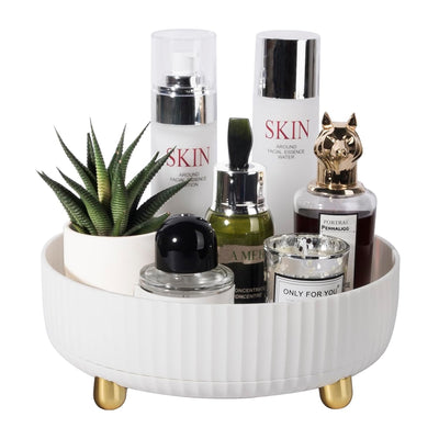 360° Rotating Cosmetic Organizer Tray