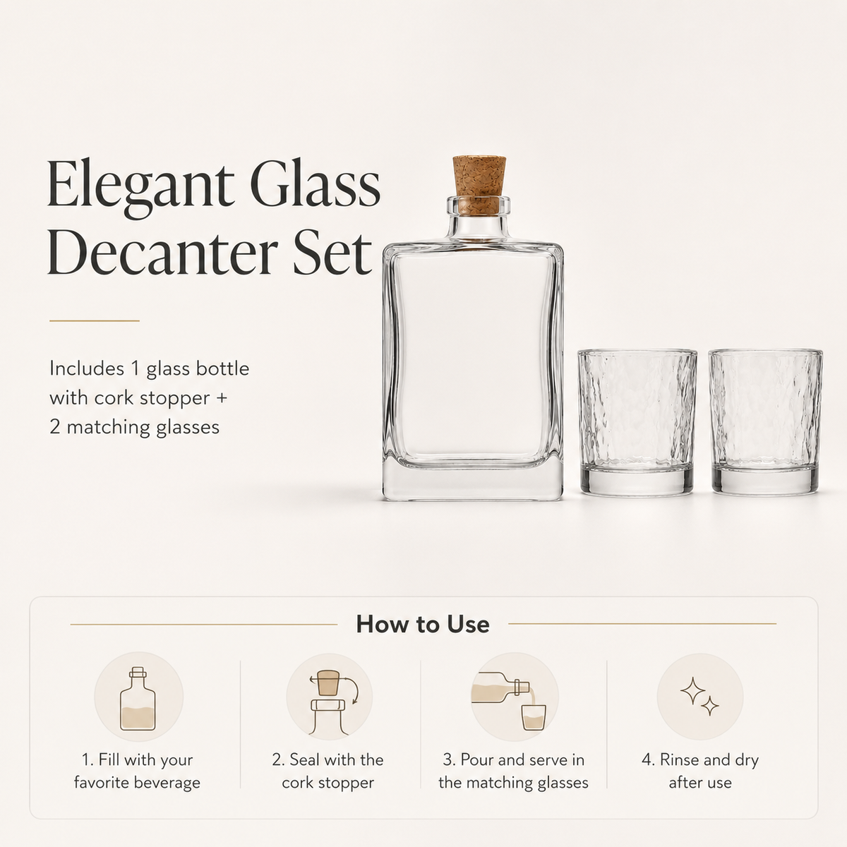 VogueHydra Drinkware Set