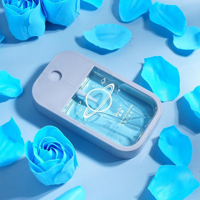 Light Blue/Pink Cologne bottle