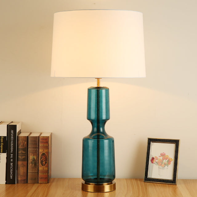 Glass Art Table Lamp