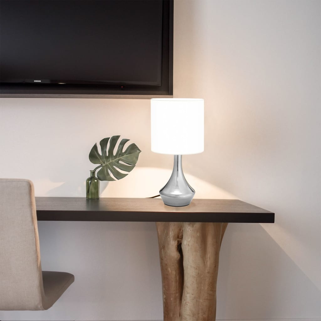 Touch-control table lamps in a home interior
