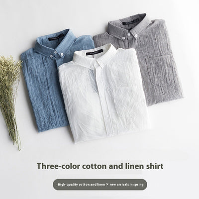 Lightweight Linen Long-Sleeve Shirt