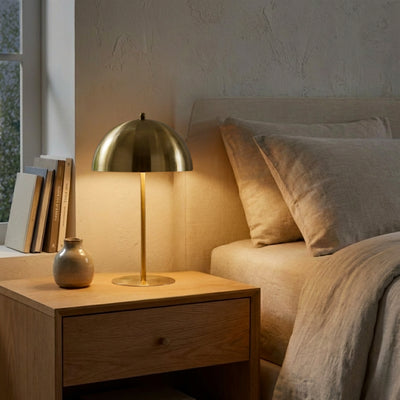 Gold Dimmable Bedside Table Lamp