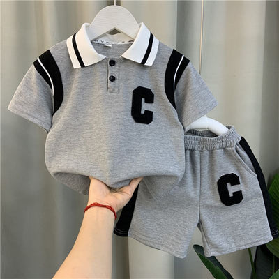 Boys’ Summer Polo & Pants Set