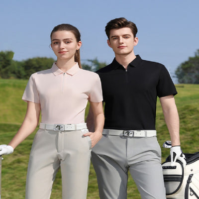 Half-Zip Athletic Polo Shirt