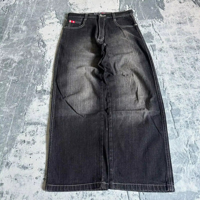 Men’s Distressed Straight-Leg Jeans