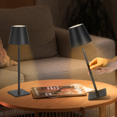 Cordless Rechargeable Table Lamps – Set of 2