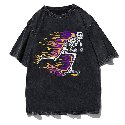 Skull Graphic Oversized Tee