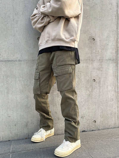 Cotton Multi-Pocket Cargo Pants