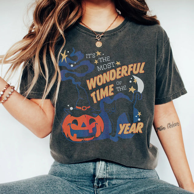 Halloween Black Cat Tee